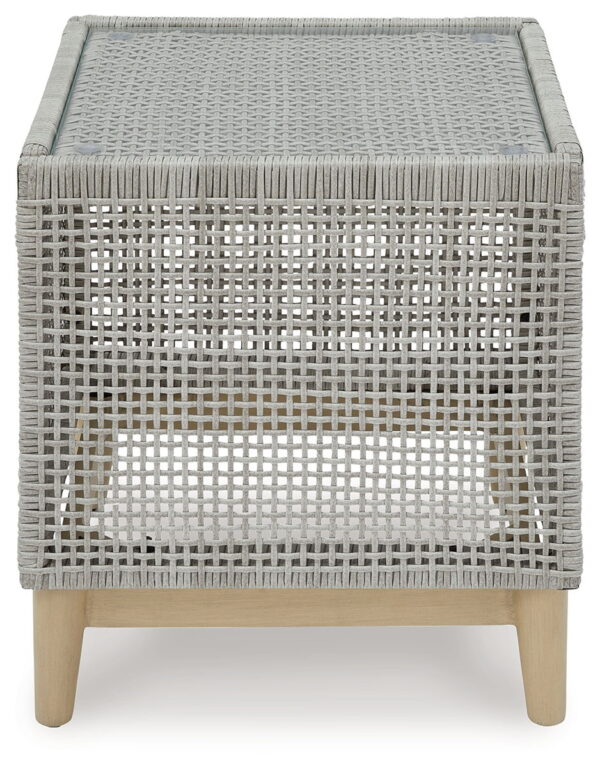 Seton Creek - Gray - Square End Table - Image 3