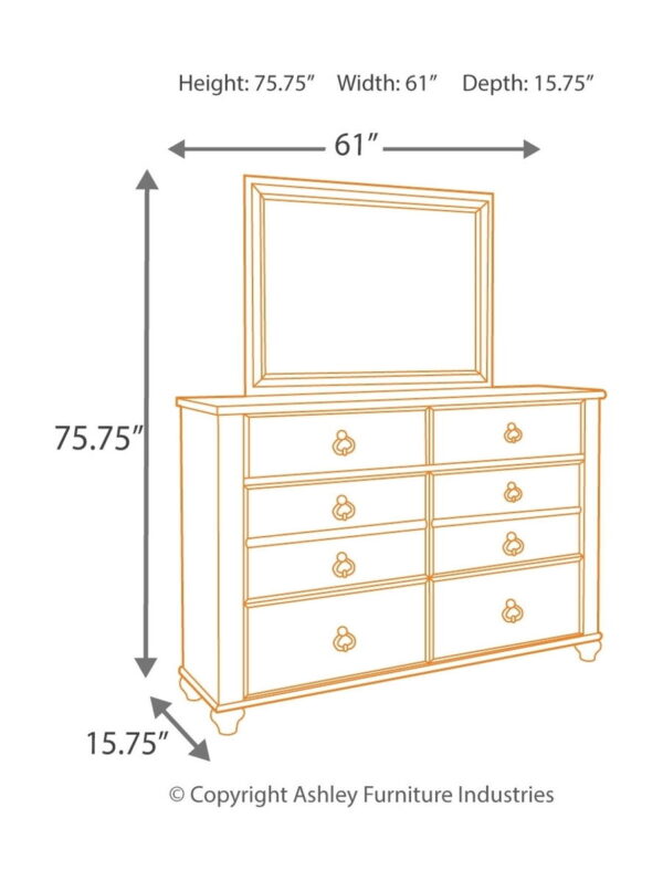 Willowton - Sleigh Bedroom Set - Image 9