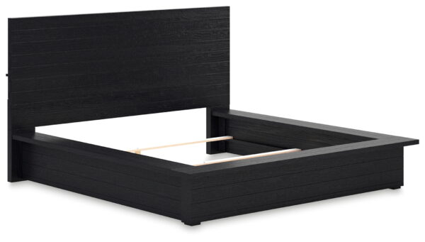 Londer - Black - California King Panel Bed - Image 2