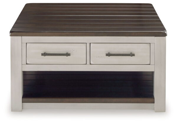 Darborn - Gray / Brown - Lift Top Cocktail Table - Image 3