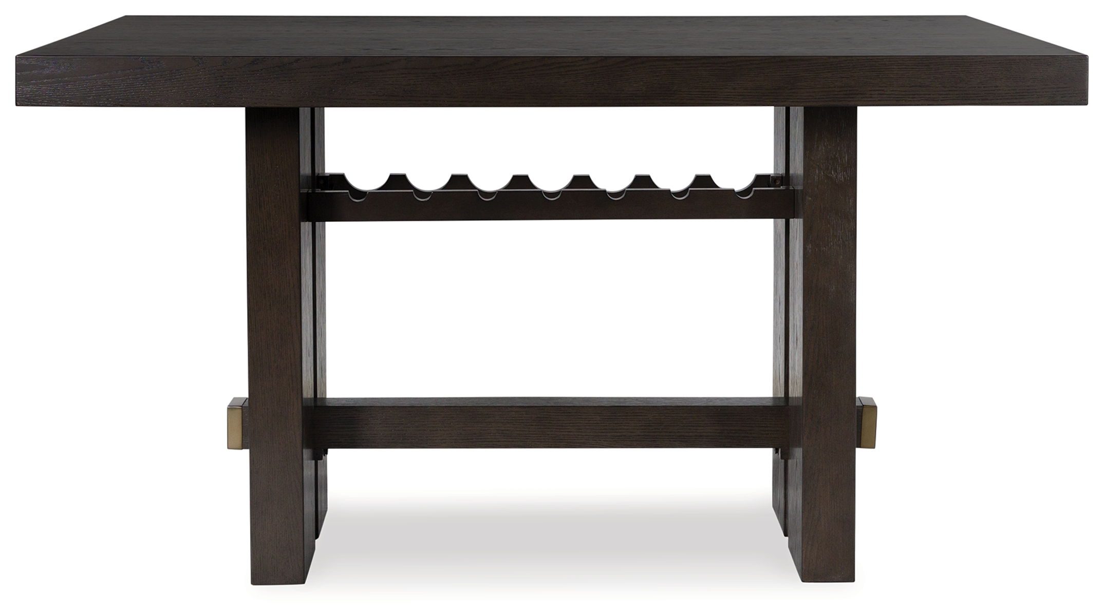 Burkhaus - Dark Brown - Rectangular Dining Room Counter Table - Image 3