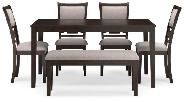 Langwest - Brown - Dining Room Table Set (Set of 6) - Image 3