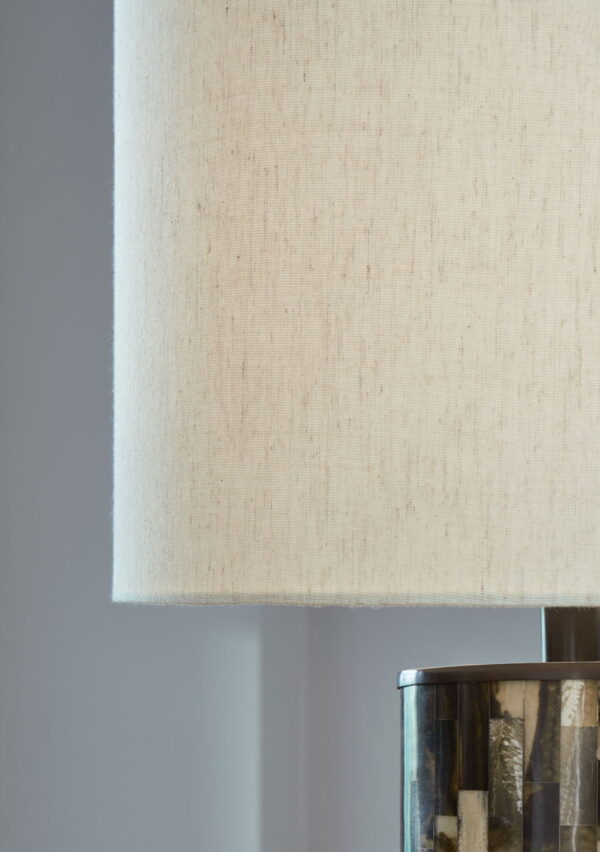 Ellford - Black / Brown / Cream - Poly Table Lamp - Image 3