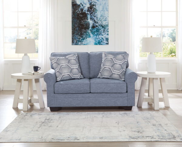 Carissa Manor - Denim - Loveseat - Image 2