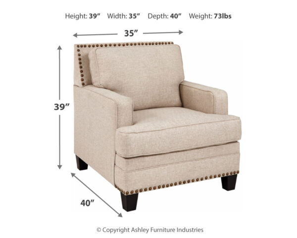 Claredon - Linen - Chair - Image 3