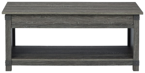 Freedan - Grayish Brown - Rect Lift Top Cocktail Table - Image 2