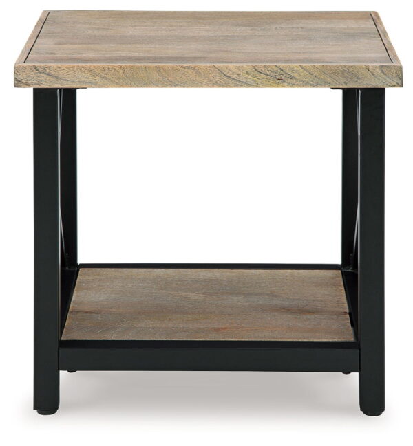 Bristenfort - Brown / Black - Rectangular End Table - Image 4