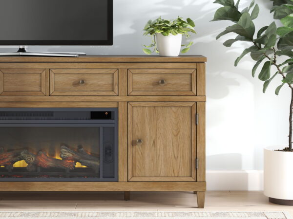 Sharlance - 81" TV Stand With Electric Fireplace - Image 3