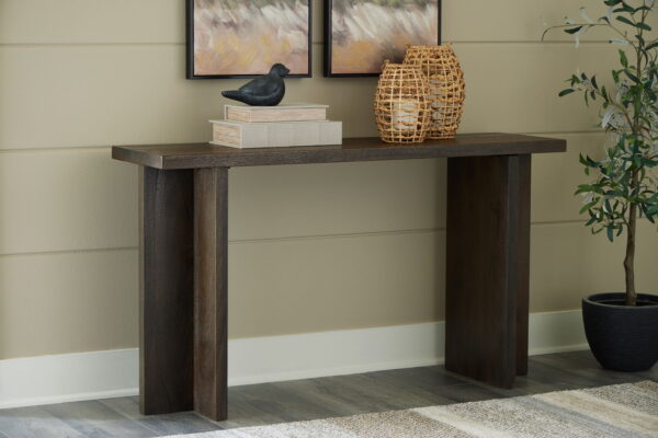 Jalenry - Grayish Brown - Console Sofa Table - Image 4