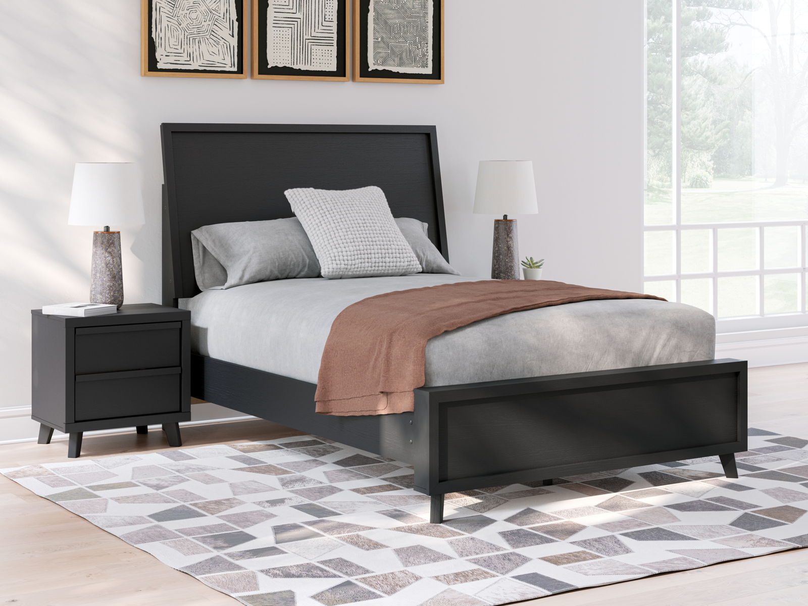 Danziar - Panel Bed - Image 7