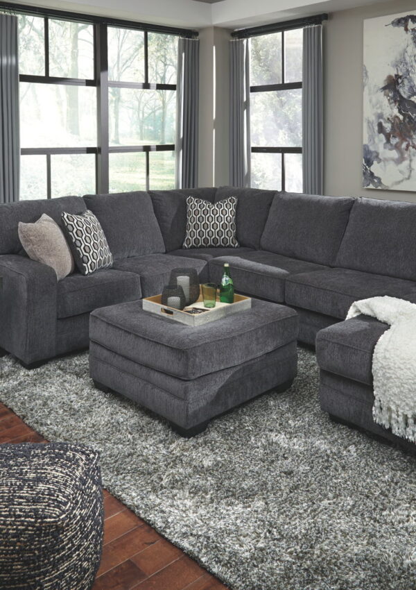 Tracling - Slate - Oversized Accent Ottoman - Image 2