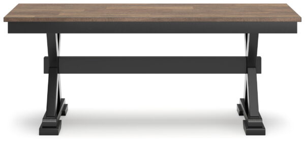 Wildenauer - Brown / Black - Large Dining Room Bench - Image 4