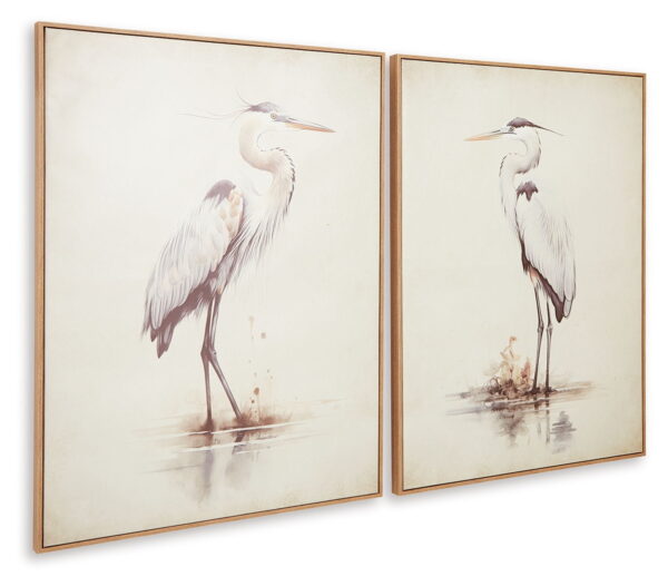 Aubinell - Beige - Wall Art Set (Set of 2) - Image 2