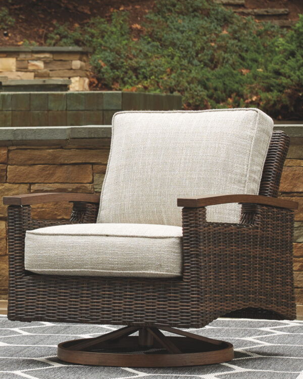 Paradise Trail - Medium Brown - Swivel Lounge Chair (Set of 2) - Image 2