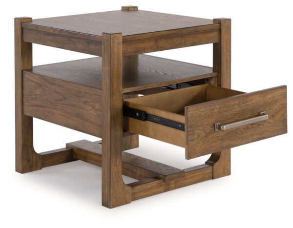 Cabalynn - Light Brown - Square End Table - Image 3