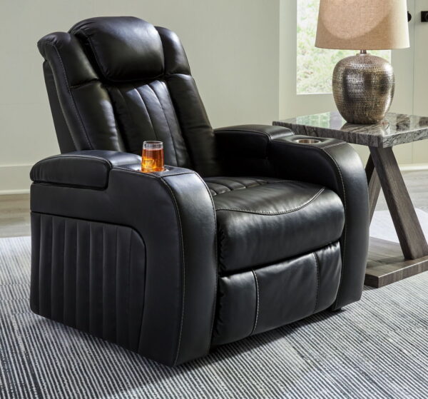 Caveman Den - Midnight - Power Recliner/ Adj Headrest - Image 3