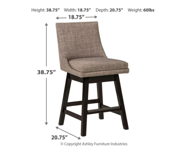 Tallenger - Swivel Barstool (Set of 2) - Image 12