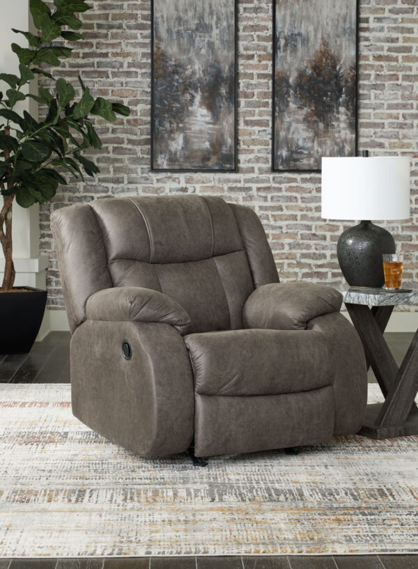 First Base - Gunmetal - Rocker Recliner - Image 4