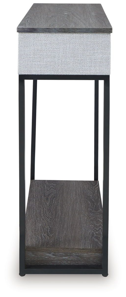 Sethlen - Gray / Black - Console Sofa Table - Image 3