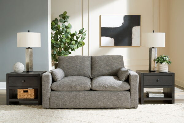 Dramatic - Granite - Loveseat - Image 3