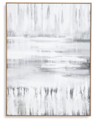 Estonbrook - Gray / White - Wall Art