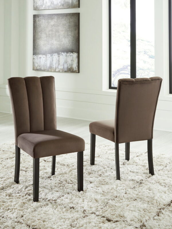 Jeshina - Mocha - Dining Upholstered Side Chair (Set of 2) - Image 2