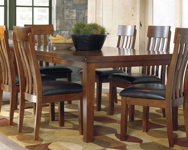 Ralene - Medium Brown - Rectangular Dining Room Butterfly Extension Table - Image 3