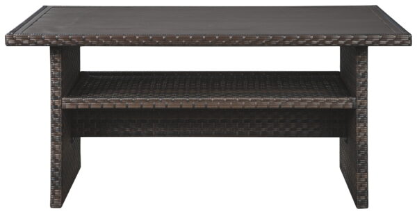 Easy Isle - Dark Brown / Beige - RECT Multi-Use Table - Image 4