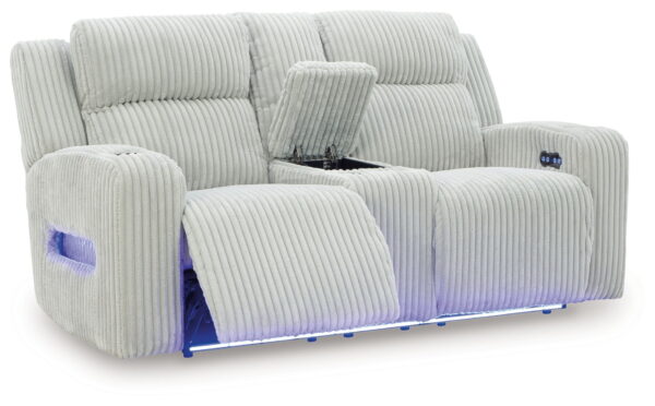 Forest Lake - Power Reclining Loveseat With Console / Adj Headrest - Image 7