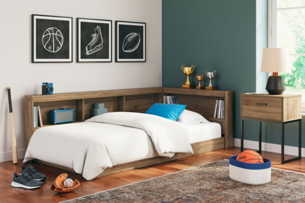 Deanlow - Bookcase Storage Bed - Image 2