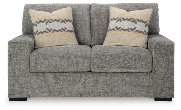 Dunmor - Graphite - Loveseat - Image 4