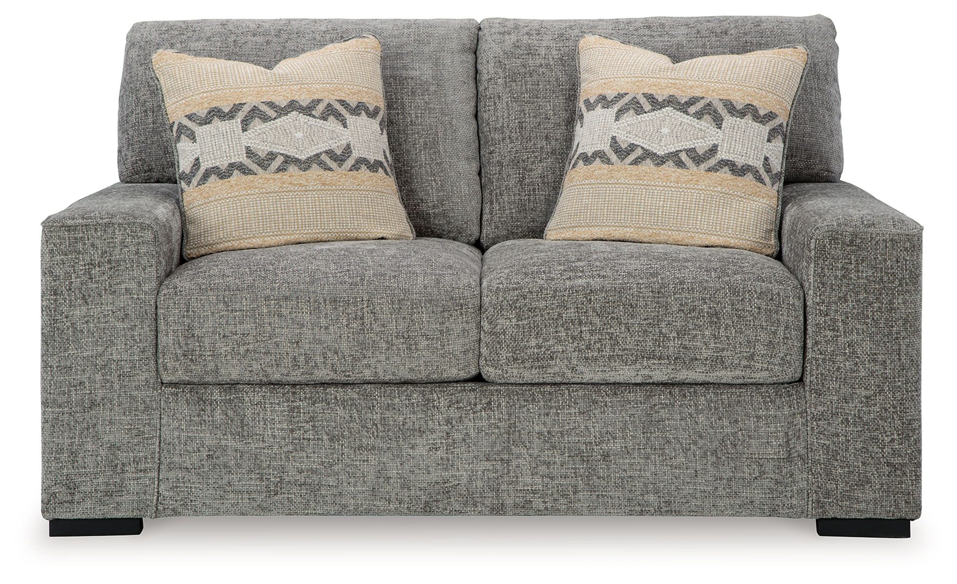 Dunmor - Graphite - Loveseat - Image 4