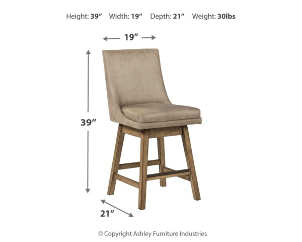Tallenger - Swivel Barstool (Set of 2) - Image 9