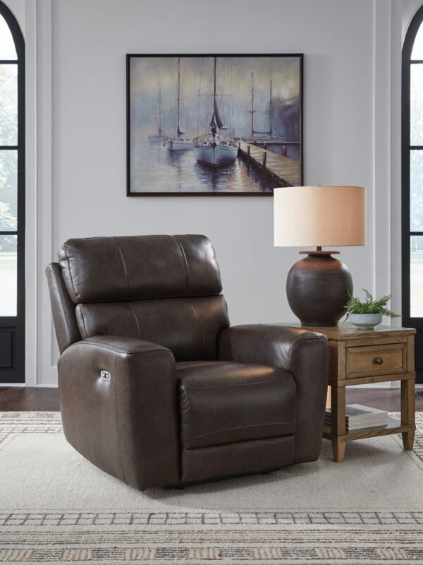 Crossplex - Smoke - Power Recliner / Adjustable Headrest - Image 2