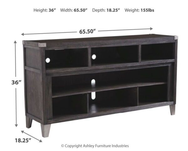 Todoe - Gray - LG TV Stand w/Fireplace Option - Image 3