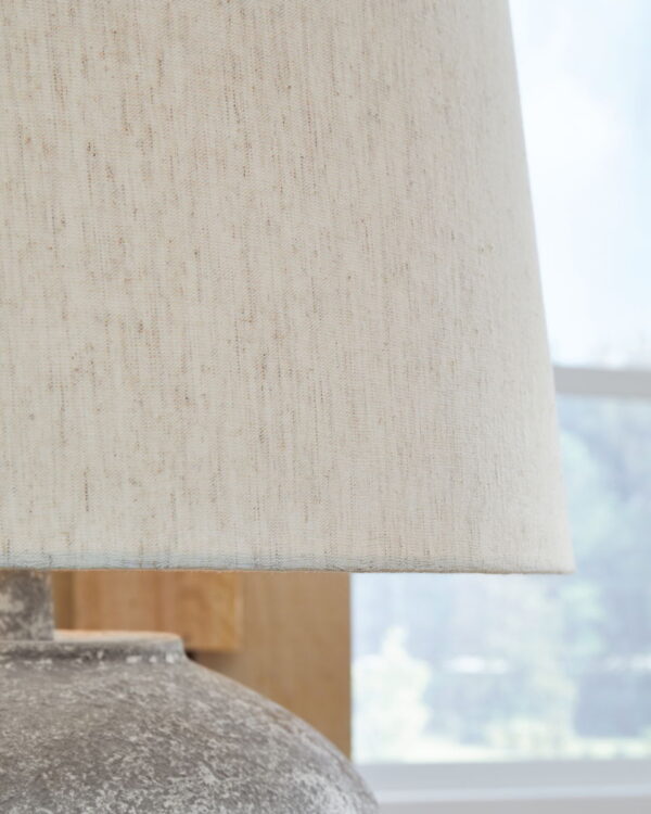 Dreward - Distressed Gray - Paper Table Lamp - Image 2
