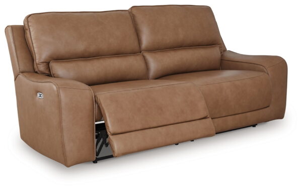 DeepWakes - Caramel - 2 Seat Power Reclining Sofa Adjustable Headrest - Image 2