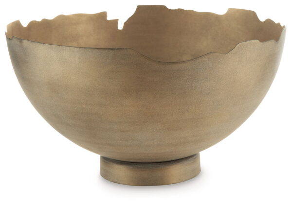 Maura - Antique Gold Finish - Bowl - Image 2