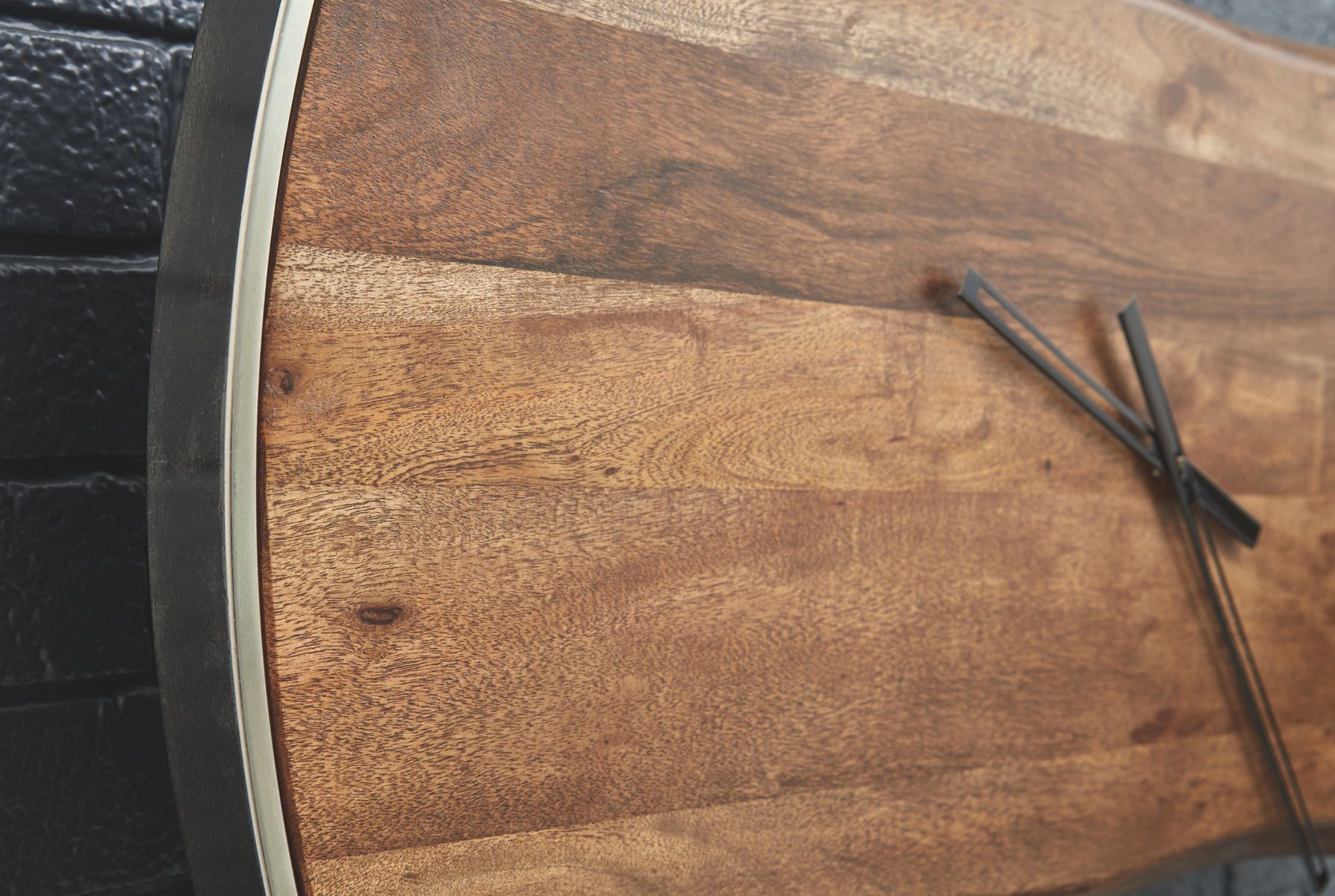 Panchali - Brown / Silver Finish - Wall Clock - Image 3