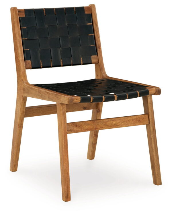 Fortmaine - Brown / Black - Dining Room Side Chair (Set of 2) - Image 3
