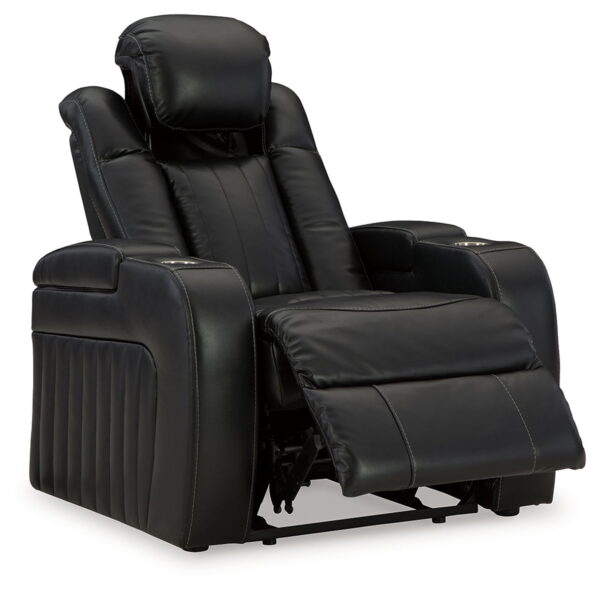 Caveman Den - Midnight - Power Recliner/ Adj Headrest - Image 2