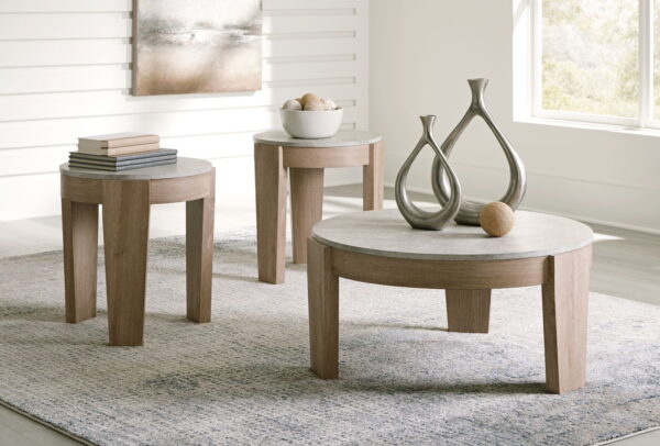 Guystone - Light Brown - Occasional Table Set (Set of 3) - Image 4