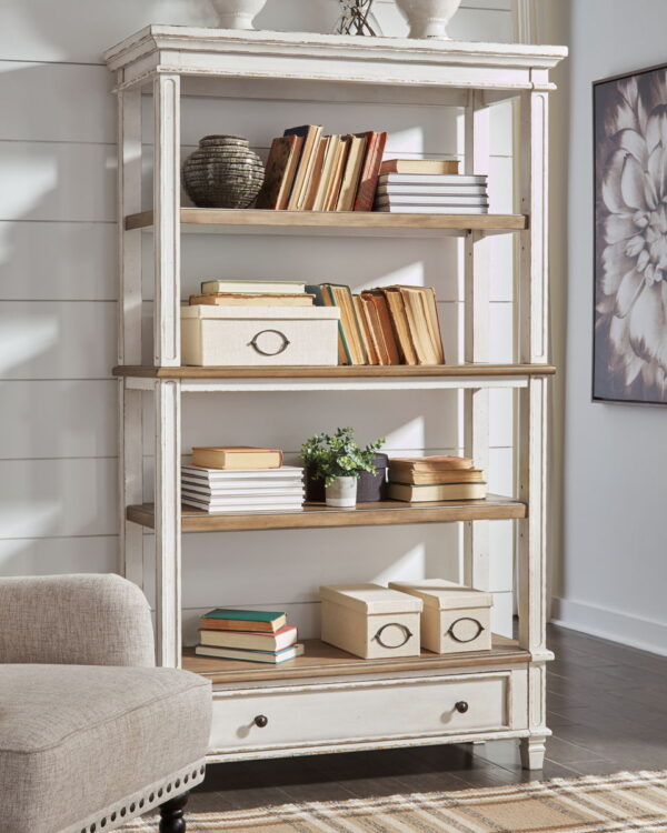 Realyn - Brown / White - Bookcase - Image 2