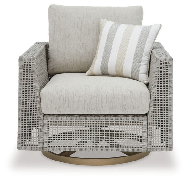 Seton Creek - Gray - Swivel Lounge With Cushion - Image 2