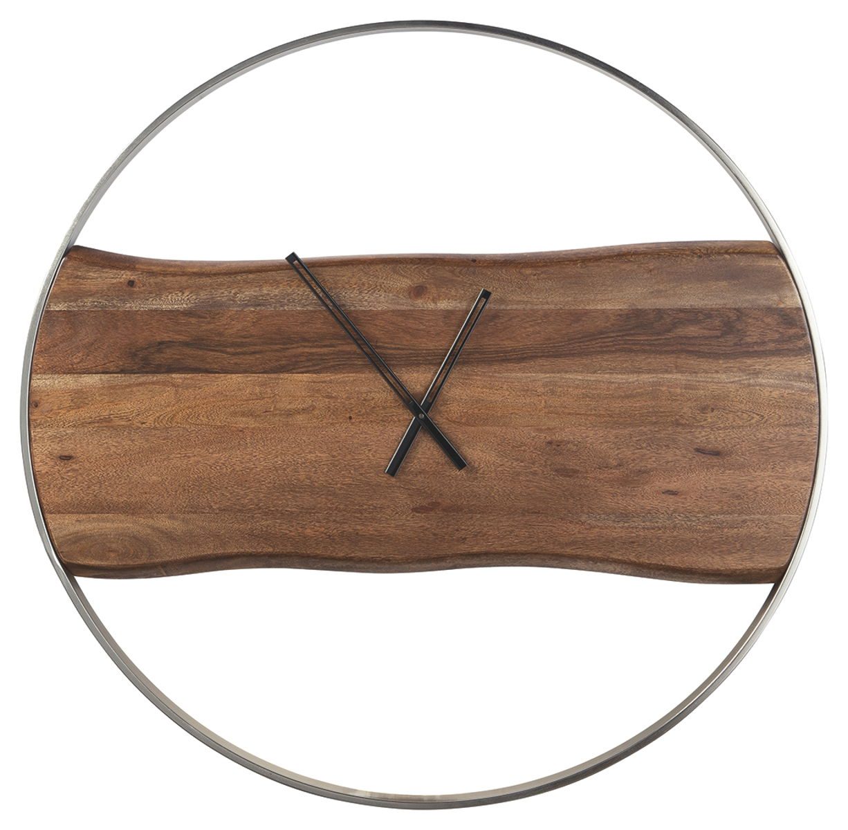 Panchali - Brown / Silver Finish - Wall Clock - Image 4