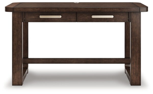 Breckington - Dark Brown - Home Office Desk - Image 4