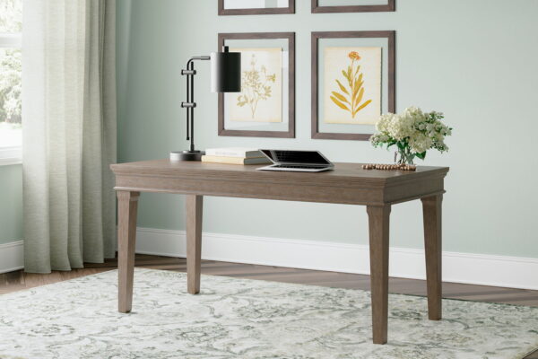 Janismore - Weathered Gray - Home Office Desk - Image 4