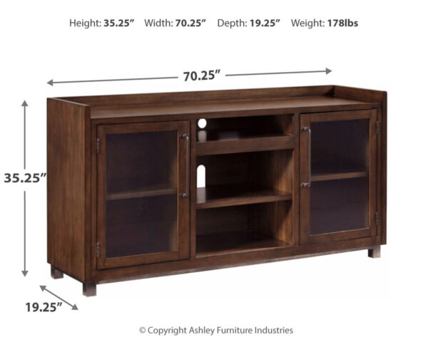 Starmore - Brown - XL TV Stand w/Fireplace Option - Image 3