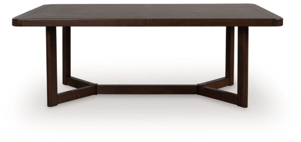 Dilenno - Dark Brown - Rectangular Dining Room Extension Table - Image 2
