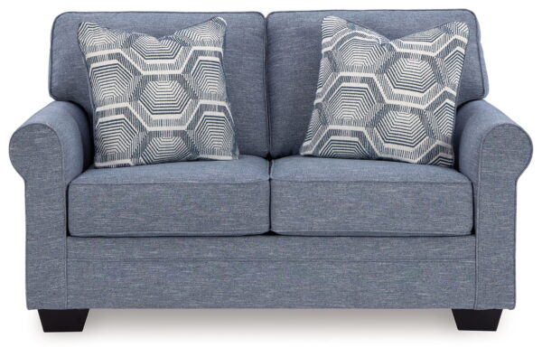 Carissa Manor - Denim - Loveseat - Image 3